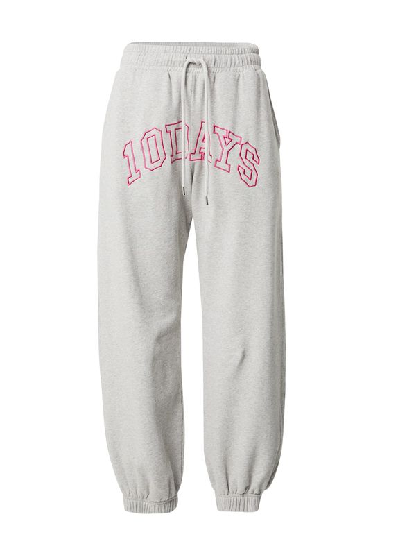 10Days 10Days Hlače 'Bar'  siva melange