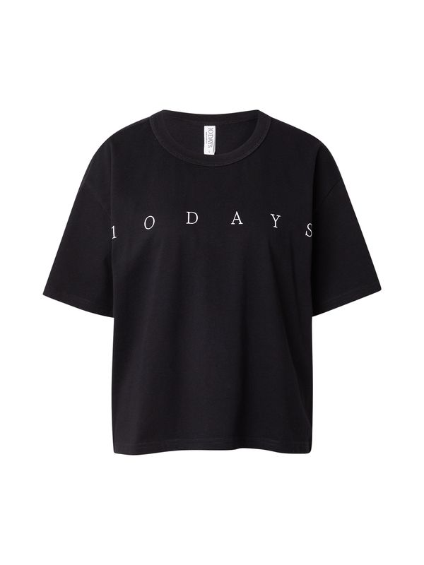 10Days 10Days Majica  crna / bijela