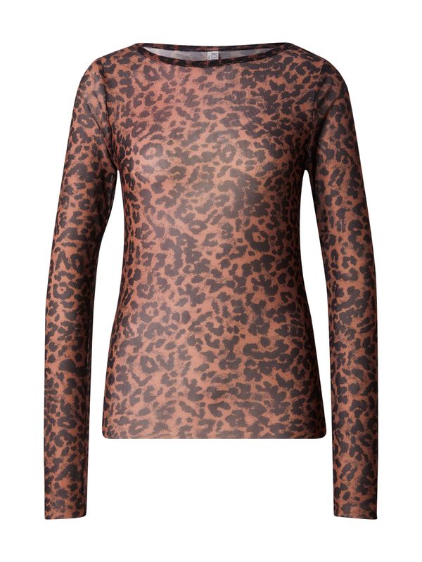 10Days 10Days Majica  kestenjasto smeđa / tamno smeđa