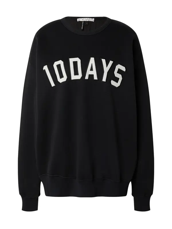 10Days 10Days Sweater majica  crna / bijela