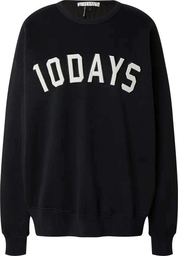 10Days 10Days Sweater majica  crna / bijela
