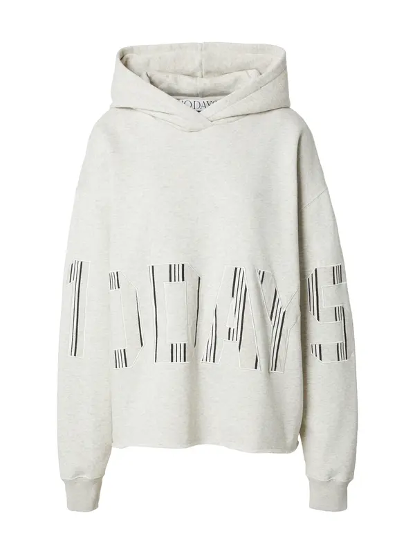 10Days 10Days Sweater majica  crna / bijela melange