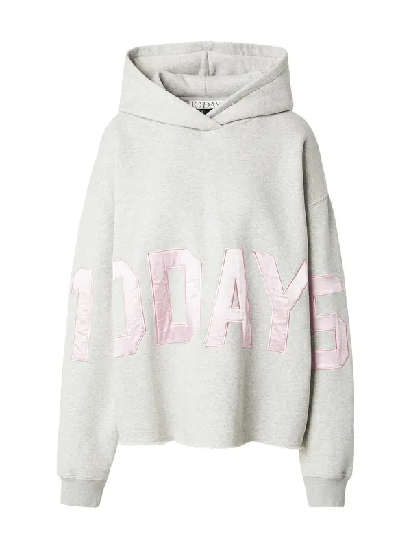 10Days 10Days Sweater majica  svijetlosiva / svijetloroza