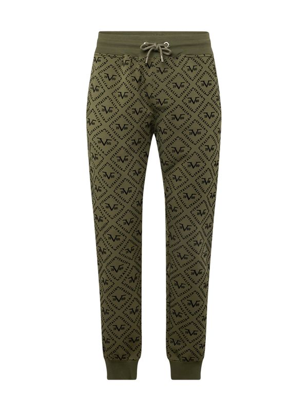 19V69 ITALIA 19V69 ITALIA Hlače 'EGBERT'  zelena / crna