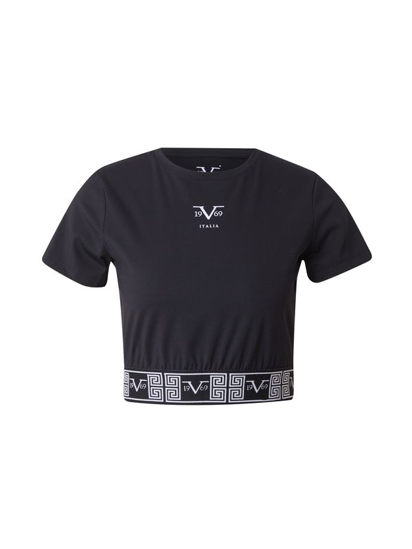 19V69 ITALIA 19V69 ITALIA Majica 'ANNA'  crna / bijela