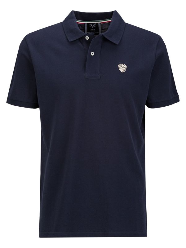 19V69 ITALIA 19V69 ITALIA Majica 'EMILIO'  bež / mornarsko plava / zelena / crvena