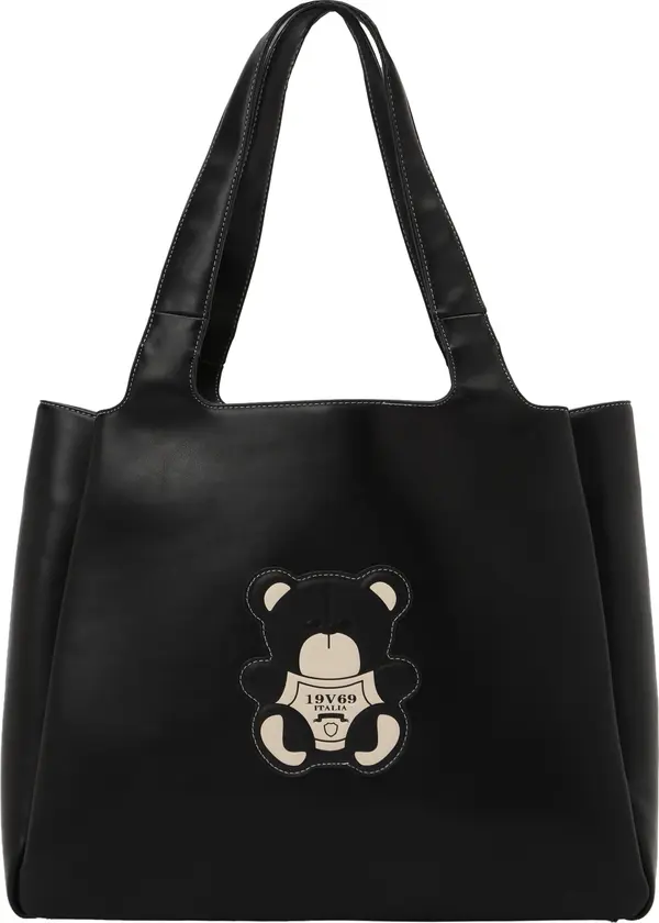 19V69 ITALIA 19V69 ITALIA Shopper torba 'Ortensia'  svijetlobež / crna