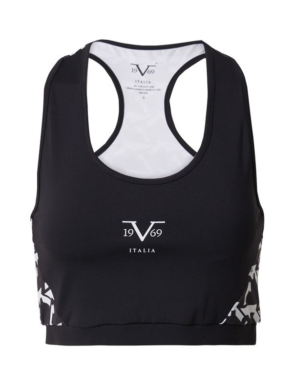 19V69 ITALIA 19V69 ITALIA Sportski top 'AVA'  crna / prljavo bijela