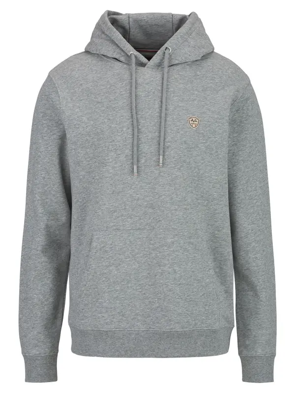 19V69 ITALIA 19V69 ITALIA Sweater majica 'Matteo'  siva melange