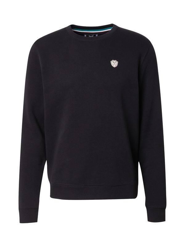 19V69 ITALIA 19V69 ITALIA Sweater majica 'Nico'  crna / bijela