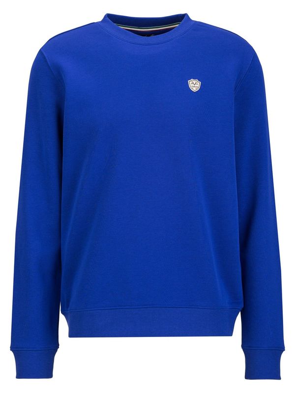 19V69 ITALIA 19V69 ITALIA Sweater majica 'NICO'  plava / bijela