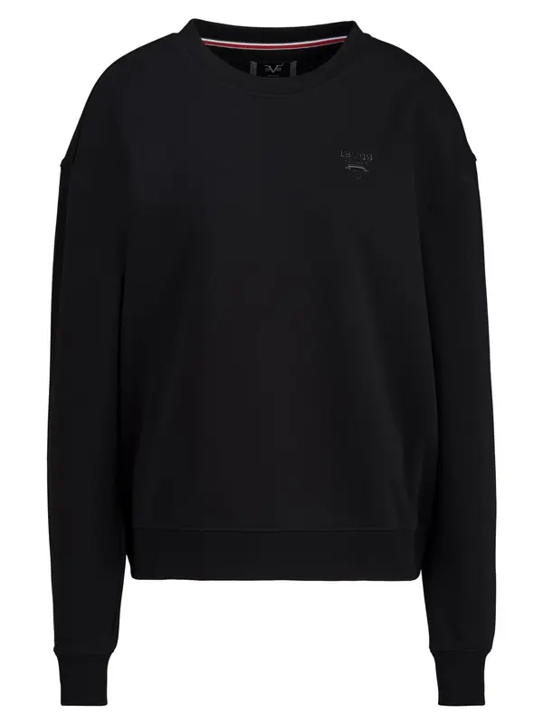 19V69 ITALIA 19V69 ITALIA Sweater majica 'Sinja'  crna