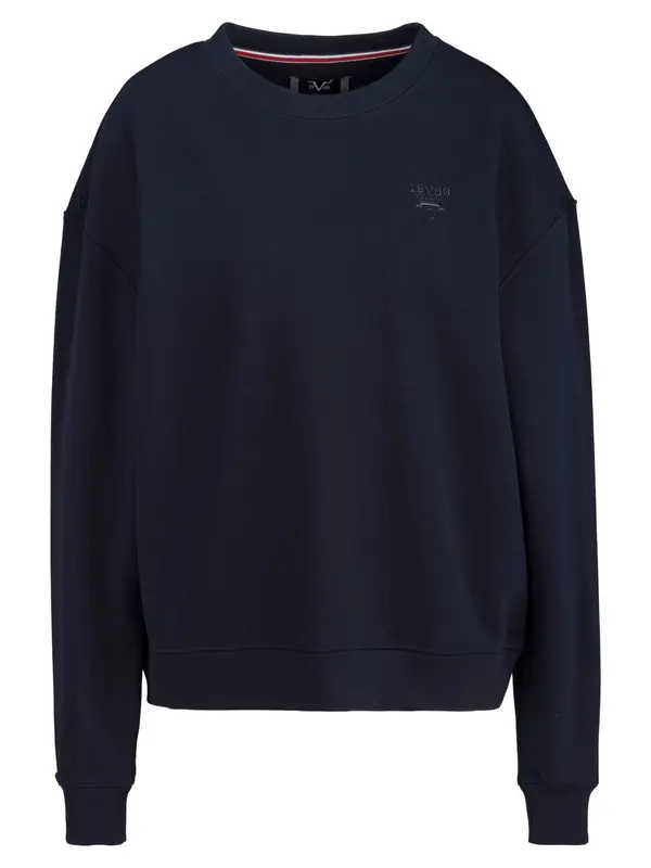 19V69 ITALIA 19V69 ITALIA Sweater majica 'Sinja'  morsko plava