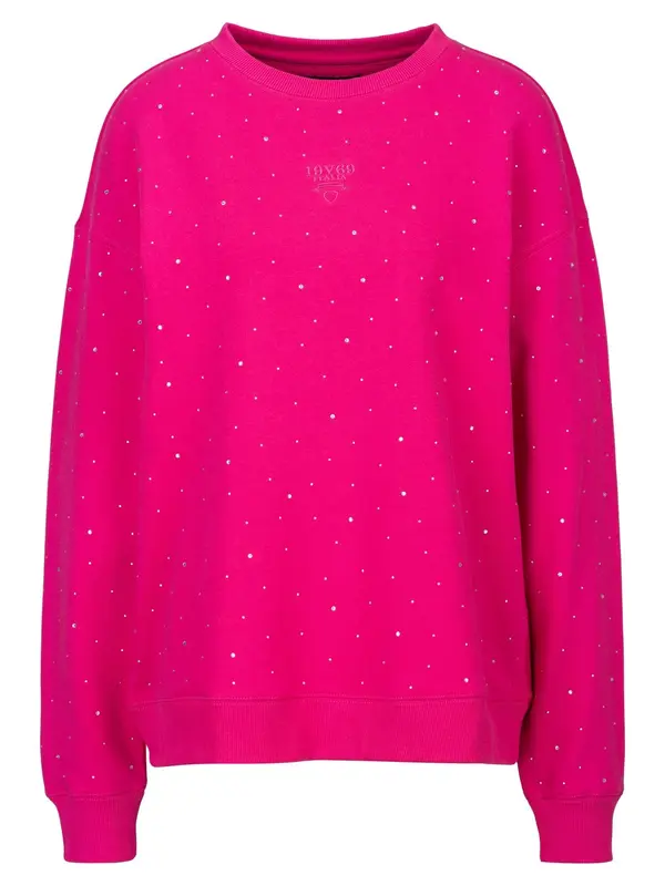 19V69 ITALIA 19V69 ITALIA Sweater majica 'Sinja Stones'  fuksija