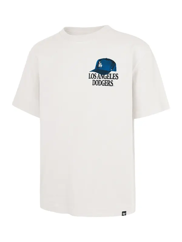 47 Brand 47 Brand Majica 'MLB Los Angeles Dodgers'  ecru/prljavo bijela / plava / crna / bijela