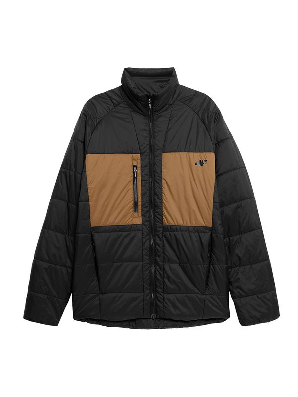 4F 4F Outdoor jakna  boja devine dlake (camel) / crna