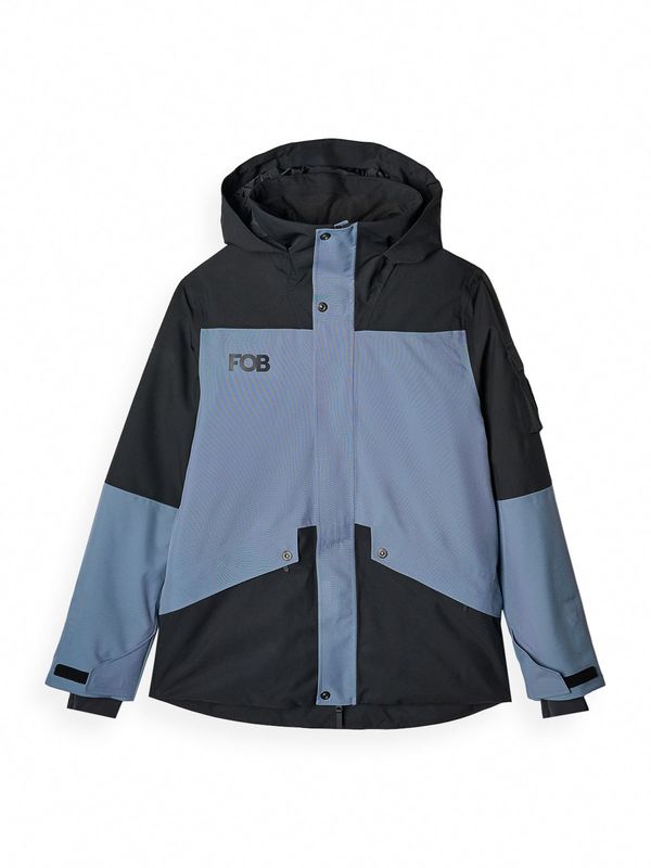 4F 4F Outdoor jakna  plavi traper / crna