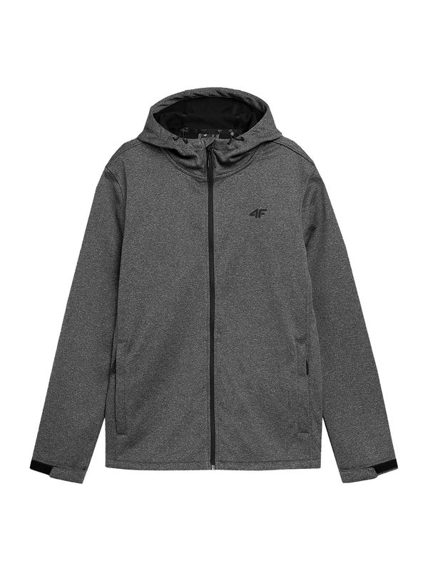 4F 4F Outdoor jakna  siva melange / crna