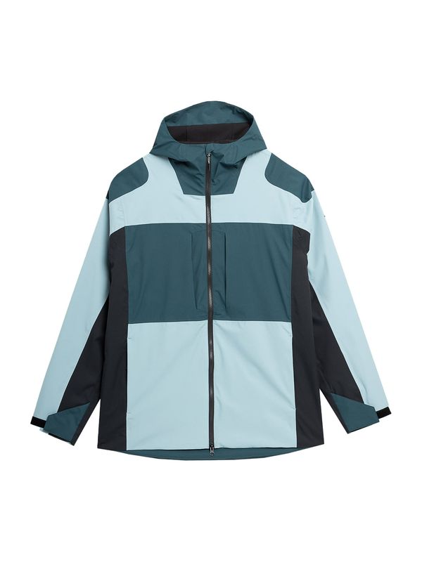 4F 4F Outdoor jakna  svijetloplava / smaragdno zelena / crna