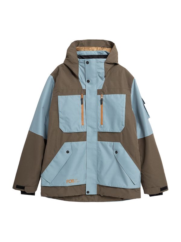 4F 4F Outdoor jakna  svijetloplava / taupe siva