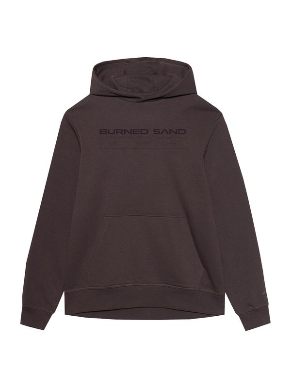 4F 4F Sportska sweater majica  tamno smeđa