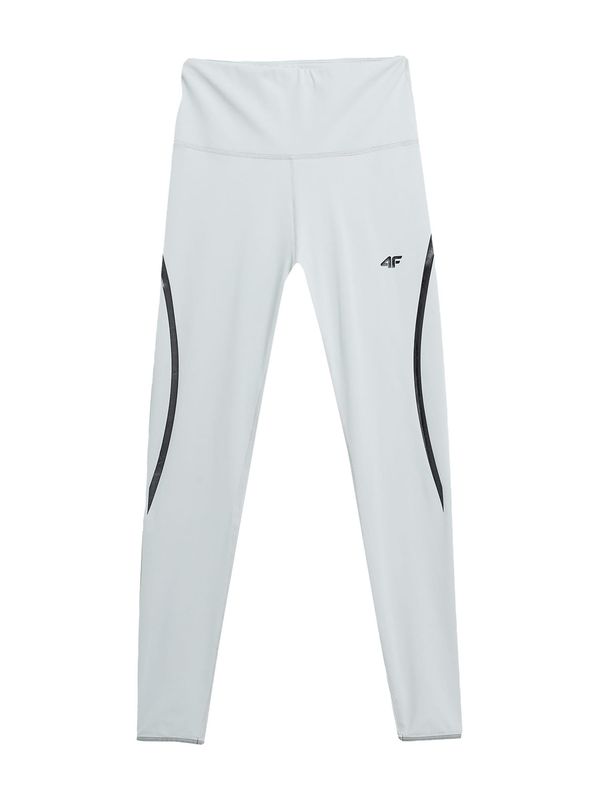 4F 4F Sportske hlače 'F049'  svijetlosiva / crna