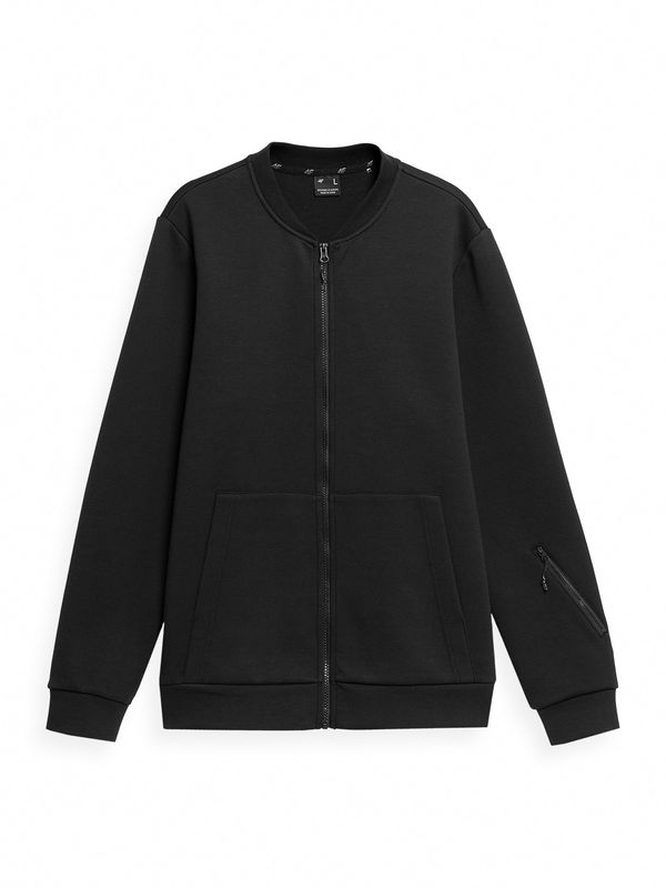 4F 4F Sportski gornji dio trenirke  grafit siva / crna