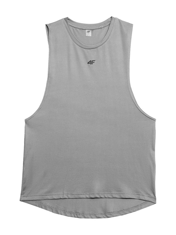 4F 4F Sportski top  siva / crna