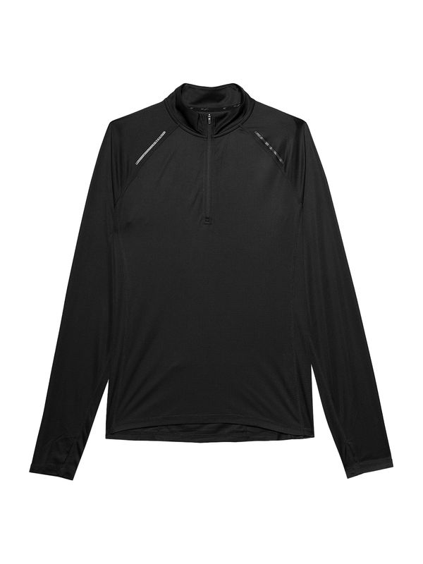 4F 4F Tehnička sportska majica  kameno siva / crna