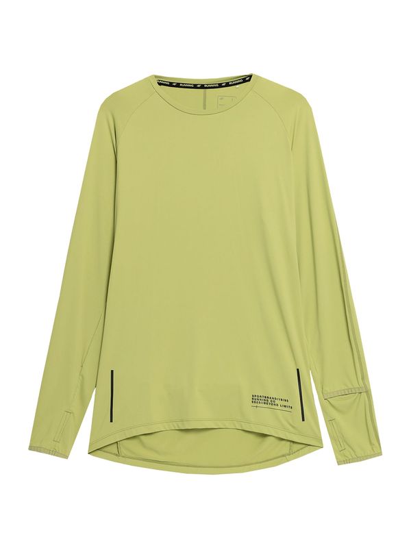 4F 4F Tehnička sportska majica  kivi zelena / crna