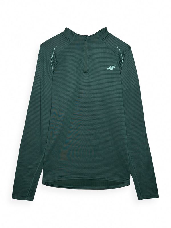 4F 4F Tehnička sportska majica  tamno zelena
