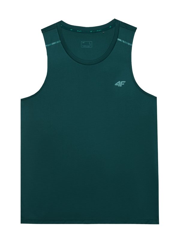 4F 4F Tehnička sportska majica  tamno zelena