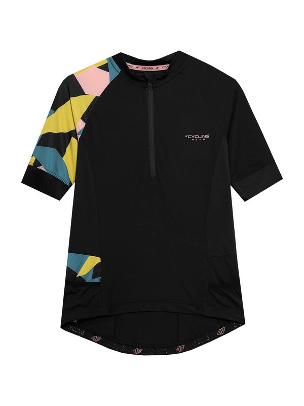 4F 4F Tehnička sportska majica  žuta / zelena / losos / crna