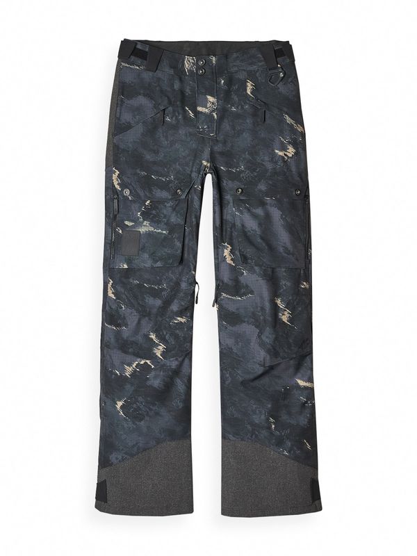 4F 4F Tehničke hlače  žuta / crna