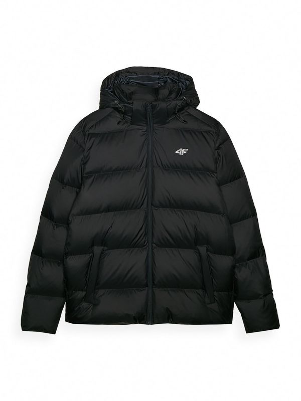 4F 4F Zimska jakna  crna / bijela