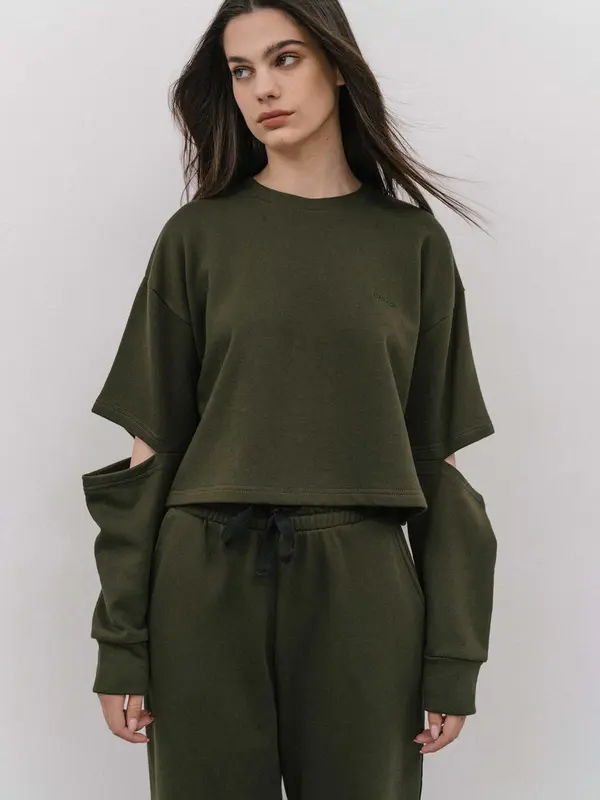 4TAILORS 4TAILORS Sweater majica  zelena