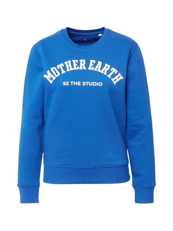 92 The Studio 92 The Studio Sweater majica  nebesko plava / bijela