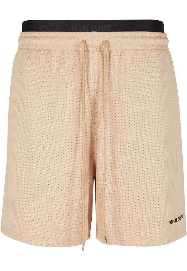 9N1M SENSE 9N1M SENSE Hlače 'Essential'  smeđa / crna