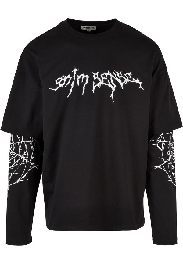 9N1M SENSE 9N1M SENSE Majica  crna / bijela