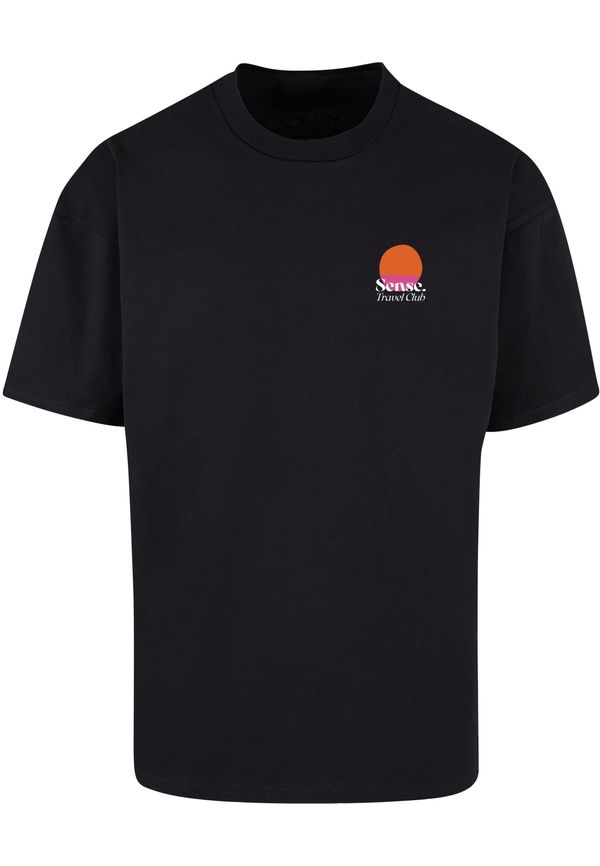 9N1M SENSE 9N1M SENSE Majica 'SENSE TRAVEL CLUB'  crvena / crna / bijela