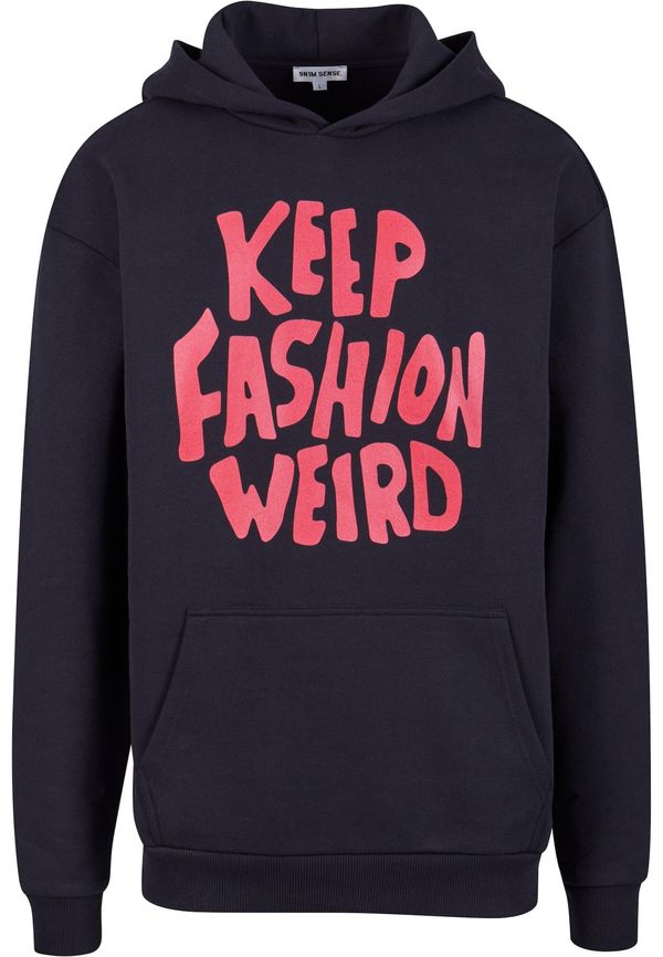 9N1M SENSE 9N1M SENSE Sweater majica 'Keep Fashion Weird'  jarko crvena / crna