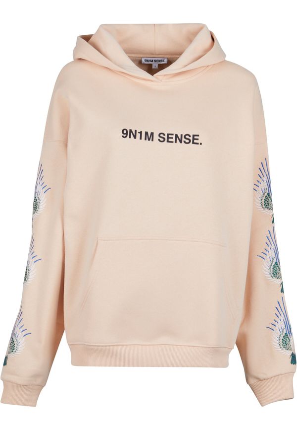 9N1M SENSE 9N1M SENSE Sweater majica 'W-Bee'  boja pijeska / plava / crna / bijela