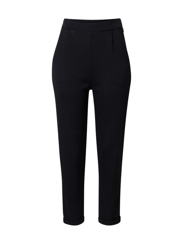 A LOT LESS A LOT LESS Hlače s naborima 'Fabia'  crna