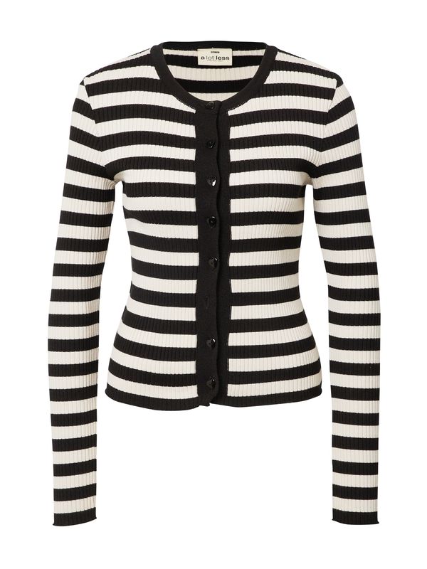 A LOT LESS A LOT LESS Kardigan 'Farina'  crna / bijela