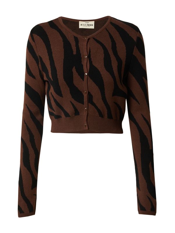 A LOT LESS A LOT LESS Kardigan 'Simona'  smeđa / crna