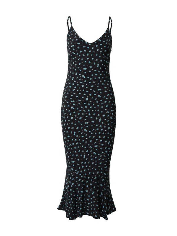 A LOT LESS A LOT LESS Ljetna haljina 'Dana'  tirkiz / narančasta / crna