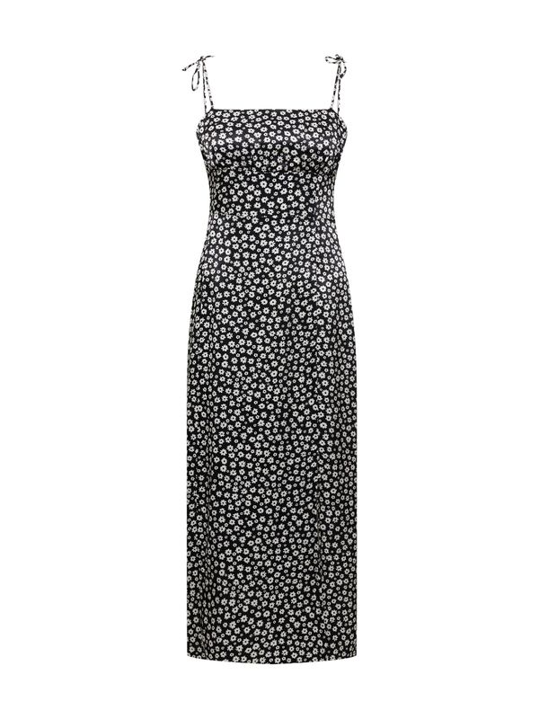 A LOT LESS A LOT LESS Ljetna haljina 'Mary'  crna / bijela