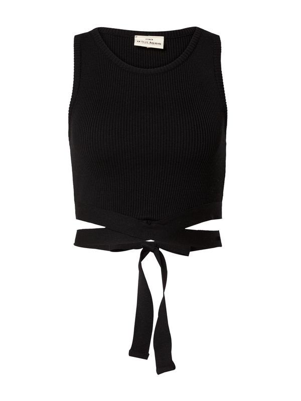 A LOT LESS A LOT LESS Top s naramenicama 'Janina'  crna