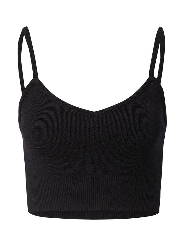 A LOT LESS A LOT LESS Top s naramenicama 'Nala'  crna