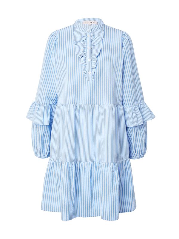 A-VIEW A-VIEW Košulja haljina  svijetloplava / bijela